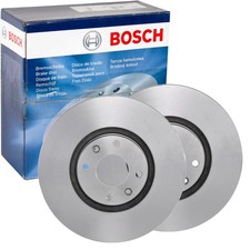 2X BOSCH BREMSSCHEIBEN Ø302mm VORNE PASSEND FÜR CITROËN C4 DS DS OPEL CORSA