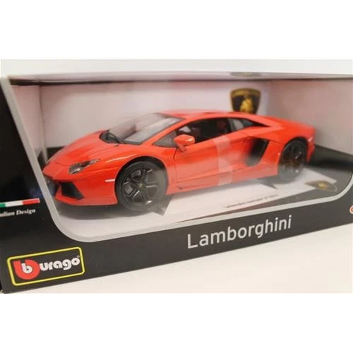 1:18 BURAGO Lamborghini Aventador Lp700-4 2011 Orange Met BU11033OR - Immagine 4 di 4