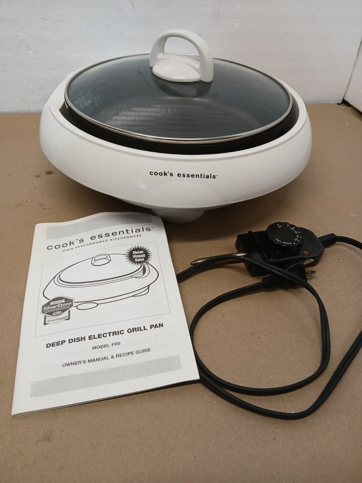 Cook's Essentials Deep Dish Electric Grill Pan FR5