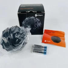 Lifepro Agility Mini Massager Black Round Deep Tissue Portable - No Carry Bag