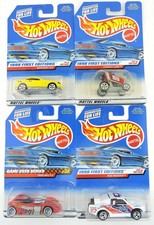 Lot of 4 Hot Wheels cars Twin Mill II Mercedes SLK Express Lane Bad Mudder