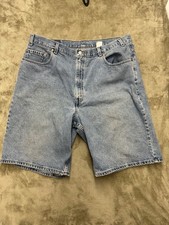 Vtg Levis 560 Shorts/Jorts Mens 42 Denim Loose Fit Baggy Y2K 11 Ins. Retro 90s