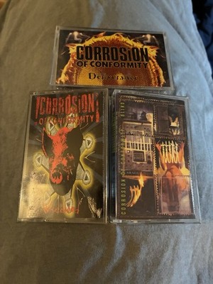 Corrosion of Conformity Cassette Tape Lot of 3 - Blind/Deliverance & Wiseblood