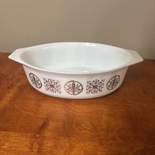 Pyrex 2 1/2 Quart Dish 045 Hex Signs Pennsylvania Dutch 25