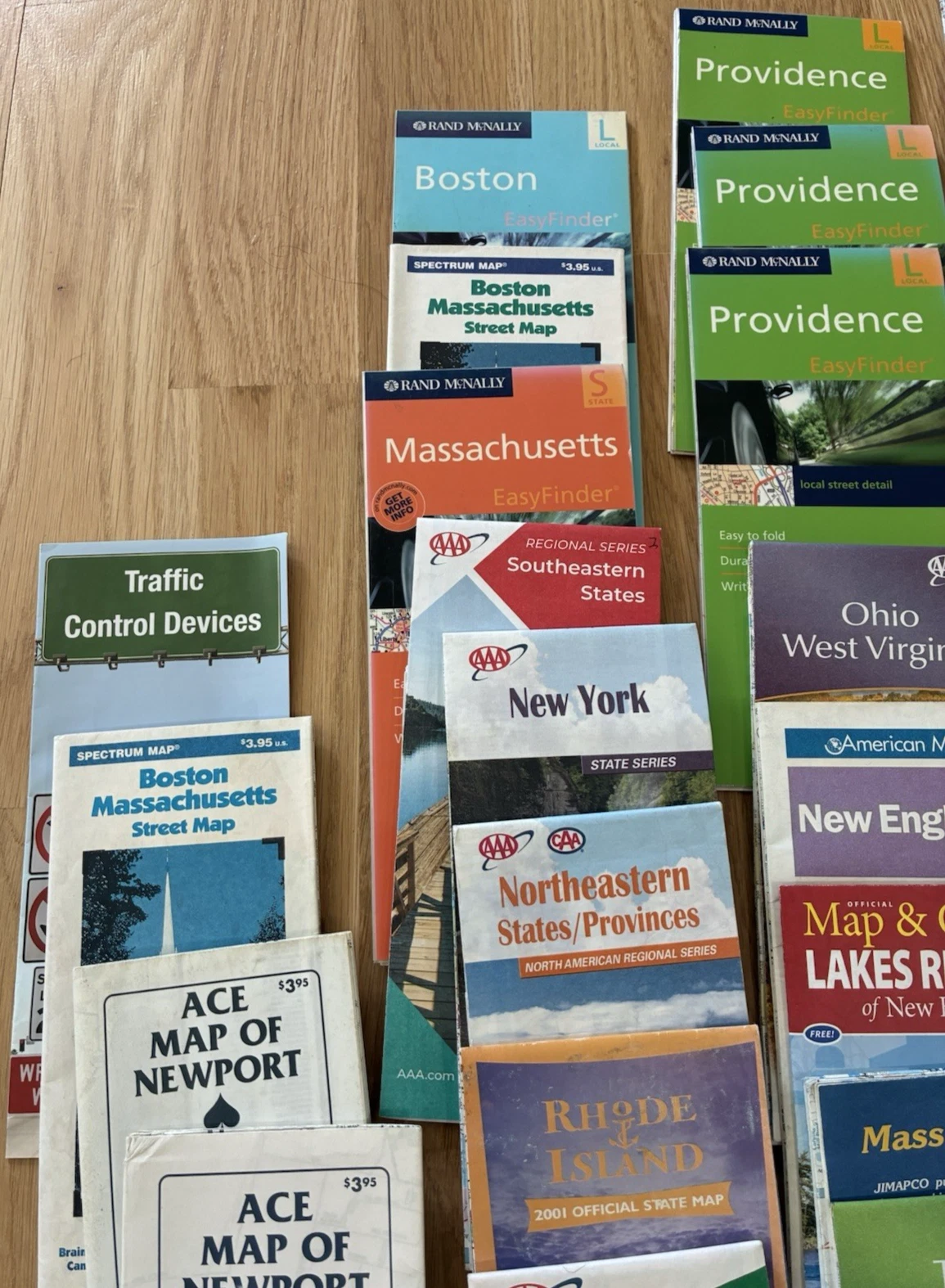 Lot of 78  Vintage USA Road Maps - New England, Oregon, Chicago, Tamps,USA, etc. image 3