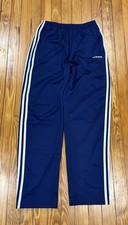 Adidas Tearaway Track Pants Men s Large Lined Break Away Snap Stripes 2000s Y2K