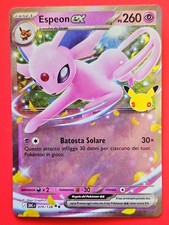 Carta Pokemon Espeon ex 30° Anniversario 070/128 Italiano