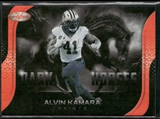 Alvin Kamara 2021 Panini Certified #DH-15 Dark Horses Mirror Orange #/149 Saints