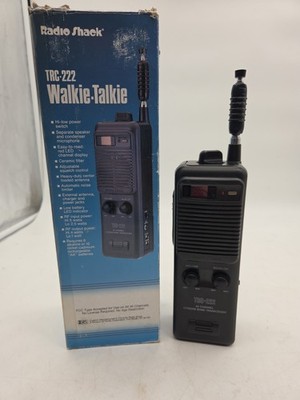 Vtg. RadioShack Realistic TRC-222 40-Channel 5-Watt Citizen's Band Walkie-Talkie