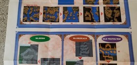 Final Fantasy II 2 ii FF - Super Nintendo SNES NES Map Insert Poster Town Guide!