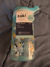 Zak Everyday Smiles Butelka na wodę niebieska- 16 uncji szczelna