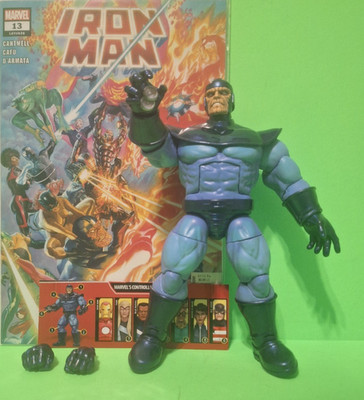 Marvel Legends CONTROLLER BAF COMPLETE + GREAT COMIC BOOK  IRON MAN # 13