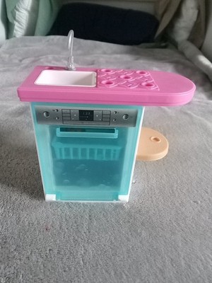 Mattel Barbie Dream House 2018 Sink DISHWASHER with Basket Diorama Dollhouse 