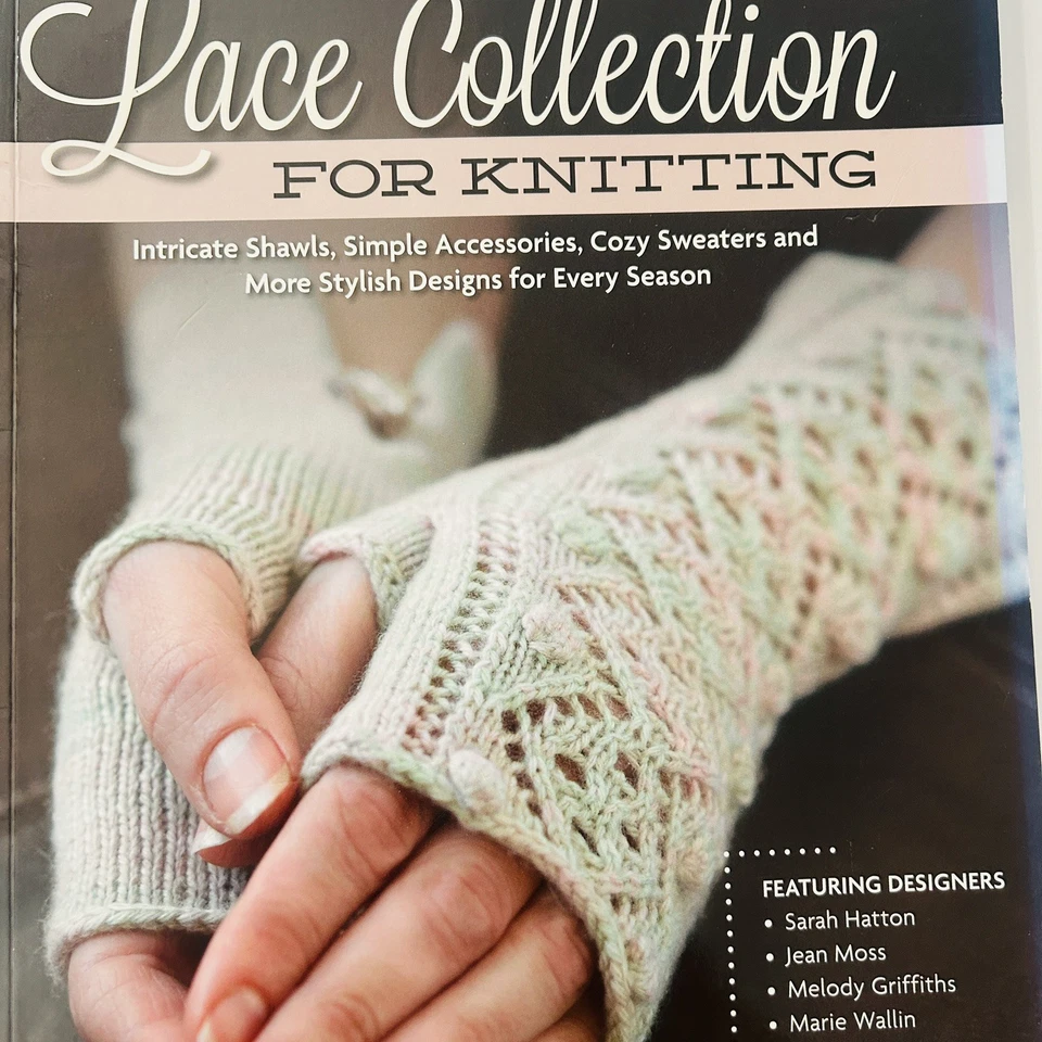 LACE COLLECTION for Knitting Pattern Book Intricate Feminine Simple Accessories - Image 2 of 4