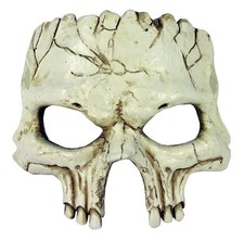 Adult Cracked Skull Foam Costume Mask, As Shown, One Size