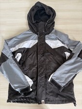 USED BAPE HOODED MOUNTAIN PARKA WINDBREAKER OUTERWEAR GOOD