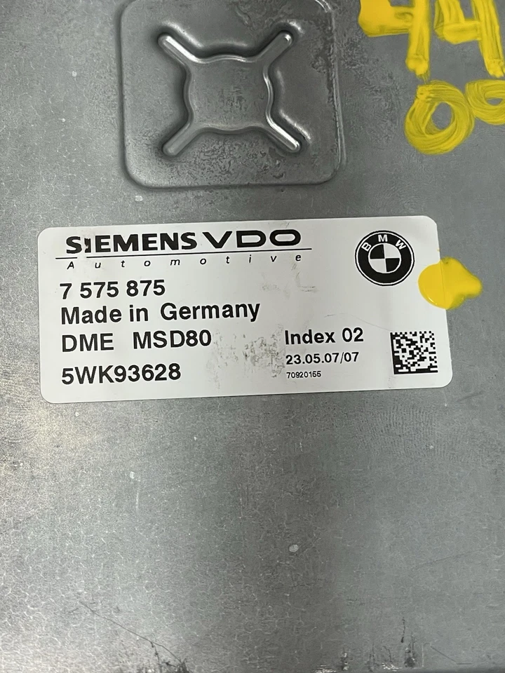 7575875 | BMW 335i 2008-2010 motor módulo informático 5WK93628 Foto 3 de 4