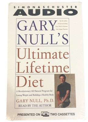 Gary Null's Ultimate Lifetime Diet on 2 Audio Cassette Tapes / Brand New!