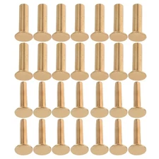 14 Pairs Knife Handle Rivets Making Supplies Copper Installation DIY