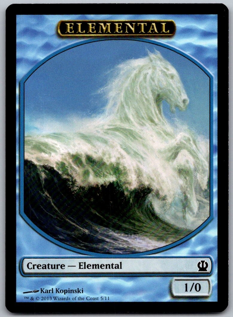 Elemental Token 5 Token Theros Magic: The Gathering Near Mint