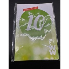 WW Weight Watchers 10 Lb Milestone Card Pack 2017 Charm Assumed Inside