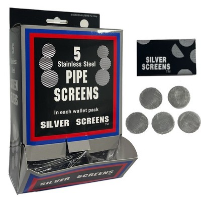 500 Premium Silver Screens Tobbacco Pipe Filters