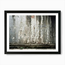 An Intricate Pattern Distressed And Framed Wall Art Poster Canvas Print Picture