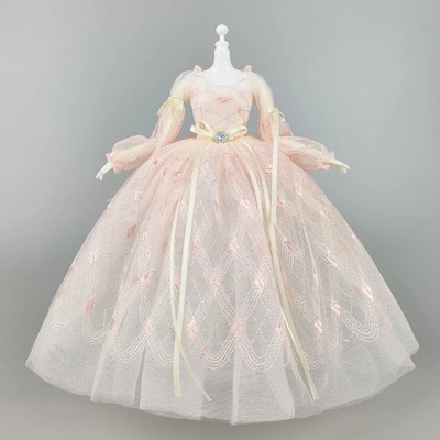Pink Handmade Clothes For 11.5'' Doll Outfits Princess Dress 1/6 Dolls Gown Toy
