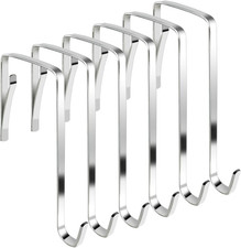 Over The Door Hooks Sturdy Hooks For Hanging Clothes Towels Coats And More 10Pcs