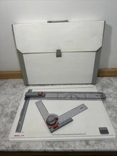 Vintage Rotring Profil Drafting Drawing Board Table w/ Case Made in Germany