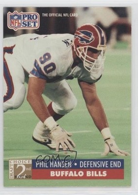 1991 Pro Set 2nd Round Draft Choice Phil Hansen #783 Rookie RC 0k8b