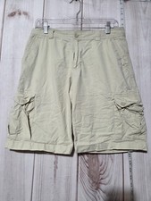 Polo Ralph Lauren Shorts Boys 20 Khaki Cargo Cotton Pockets Flat Front Casual