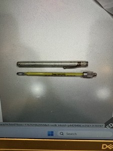 Vintage car thermometer fahrenheit