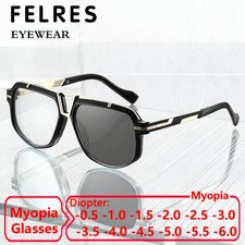 New Men Women Photochromic Myopia Nearsighted Glasses Outdoor Discolour Glasses