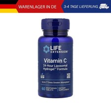 Life Extension, Vitamin C, Nahrungsergänzungsmittel mit Vitamin C, 60 vegetarisc
