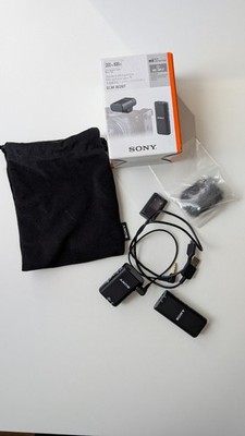 Sony ECM-W2BT Wireless Mikrofon, Bluetooth-Verbindung, Schwarz