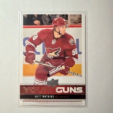 MATT WATKINS 2012-13 UPPER DECK YOUNG GUNS ROOKIE CARD CARD #242