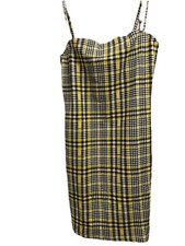SHEIN Women's Sleeveless Yellow  Mini Dress Size 6