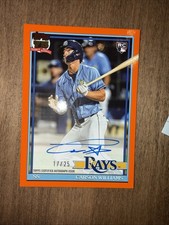 2026 Topps Series 1 CARSON WILLIAMS Rookie ORANGE 16/25 Auto  1991 Topps #91A-CW