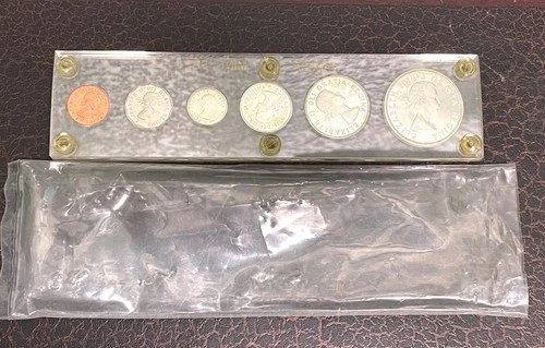 1962 Canada Proof-like 6 Coin 80% Silver Mint Set