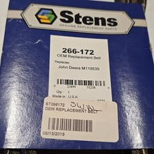 Stens 266-172 OEM Replacement Belt for John Deere M119539 1/2" x 137" USA Made