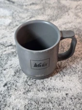 REI Stanley ECycle Camp Mug 12 Oz Gray Plastic Coffee Cup Outdoor Camping
