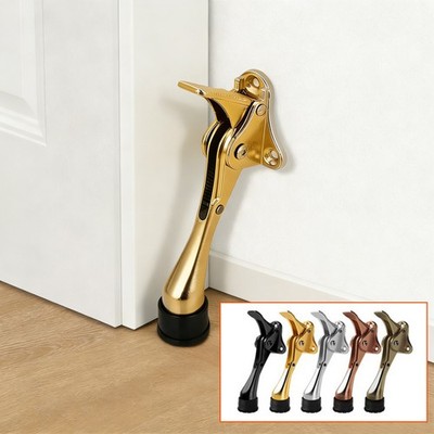 Heavy Duty Kickdown Door Stopper, One Touch Adjustable Kickdown Door Stop