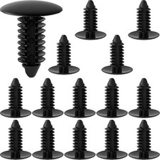 15 Pcs Black Bumper Plugs for License Plate Holes, 8mm Pla Color: 15 Pcs-Black