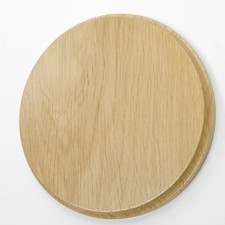 Round Keiler Shield Light AF 15 Cm Boar Board Weapon Board Trophy Shield New