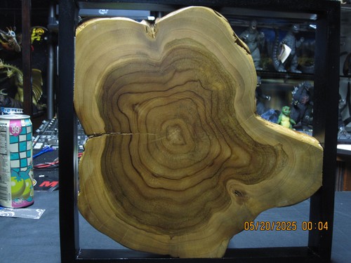 Wall Art Rustic Live Edge Solid Teak Wood Decor 16"x16" Handmade 4 PCS - Picture 7 of 7