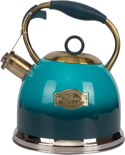 Tea Kettle -3.0 Quart Tea Kettles Stovetop Whistling Teapot Stainless Steel Tea image