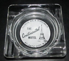 Vintage The Continental Motel Atlantic City NJ Ashtray Glass Illinois Ave Board — photo 1