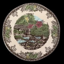 Johnson Bros. England 1883 "The Friendly Village" Tidbit Tray CHEESE board