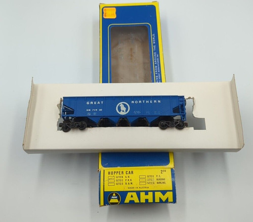 Coche tolva de 4 bahías escala HO AHM #5272B Great Northern GN 71950 con Kadees | Zustand: Used